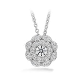 Hearts On Fire Lorelei Double Halo Diamond Pendant - Dracakis Jewellers